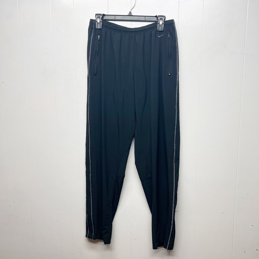 Nike Dri Fit Activewear Women's Black Track Pants Size Medium Breathable